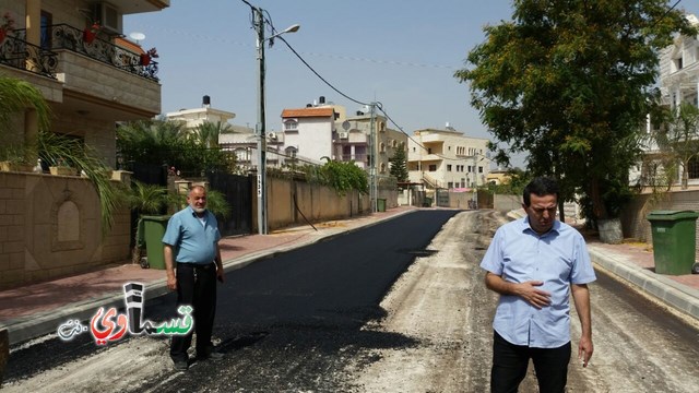  فيديو : من ايطاليا الى كفرقاسم ..رئيس البلدية المحامي عادل بدير يشرف على تزفيت الحي الجنوبي لمدرسة ابن خلدون 